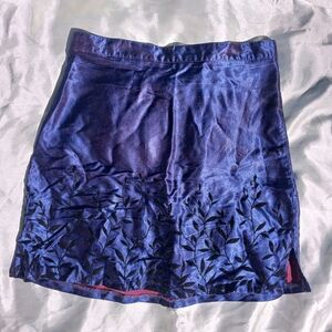 Vintage 1990s 90s Fairy Fairycore Whimsygoth Dark Iridescent Mini Pensil Skirt